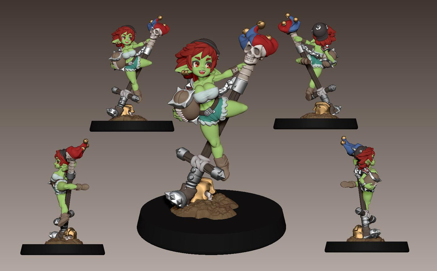 Scrappa Sorehead Miniature - 28mm / 32mm / 36mm - LPOMC - Unpainted Resin Printed Figure for D&D, TTRPGs, and Board Games