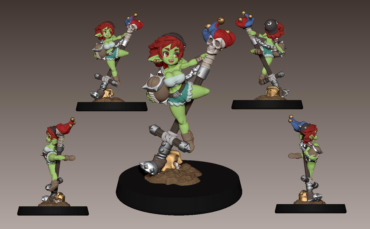 Scrappa Sorehead Miniature - 28mm / 32mm / 36mm - LPOMC - Unpainted Resin Printed Figure for D&D, TTRPGs, and Board Games