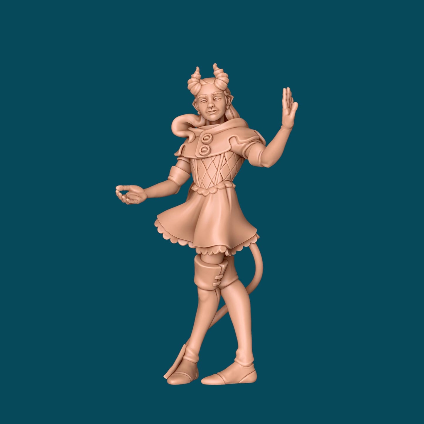 Tango & Syrre Miniature - Awkward Penguin’s Minis - 28mm / 32mm / 36mm - Resin Printed Figure for TTRPGs and Painting
