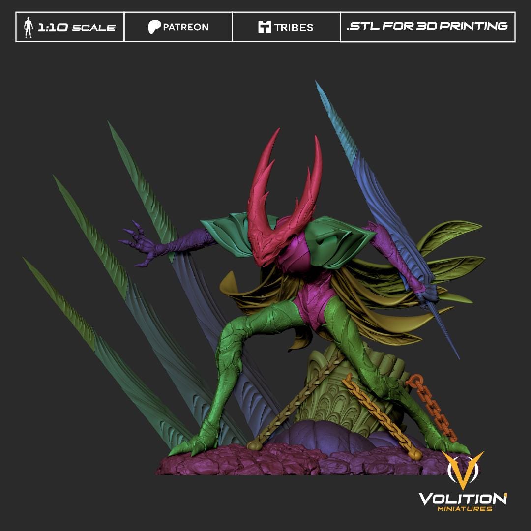 Unbreakable Sentinel Figure - 28mm / 32mm / 36mm / 1:10 - Volition Miniatures - Resin Printed Figurine for TTRPGs and Board Games