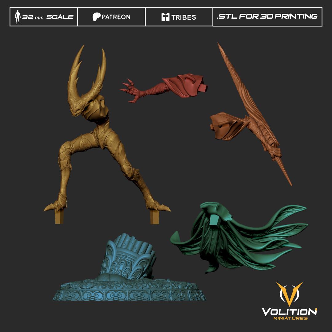 Unbreakable Sentinel Figure - 28mm / 32mm / 36mm / 1:10 - Volition Miniatures - Resin Printed Figurine for TTRPGs and Board Games