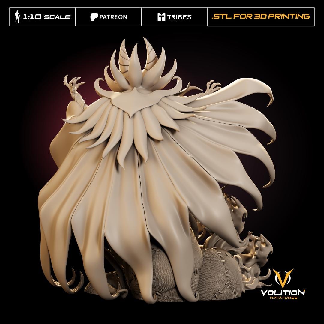 King of Dark Dreams Figure - 28mm / 32mm / 36mm / 1:10 - Volition Miniatures - Resin Printed Figurine for TTRPGs and Board Games
