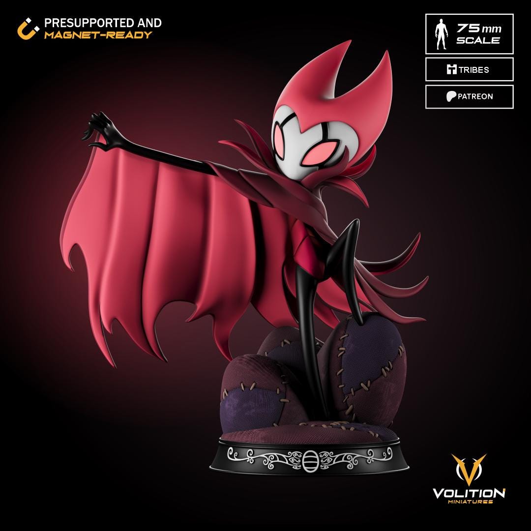 Lord of Dark Dreams Figure - 75mm - Volition Miniatures - Unpainted Resin Printed Figurine