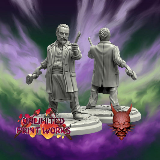 Sculptor Miniature - 28mm / 32mm / 36mm - Adaevy Creations - Resin Printed Figure for Arkham Horror