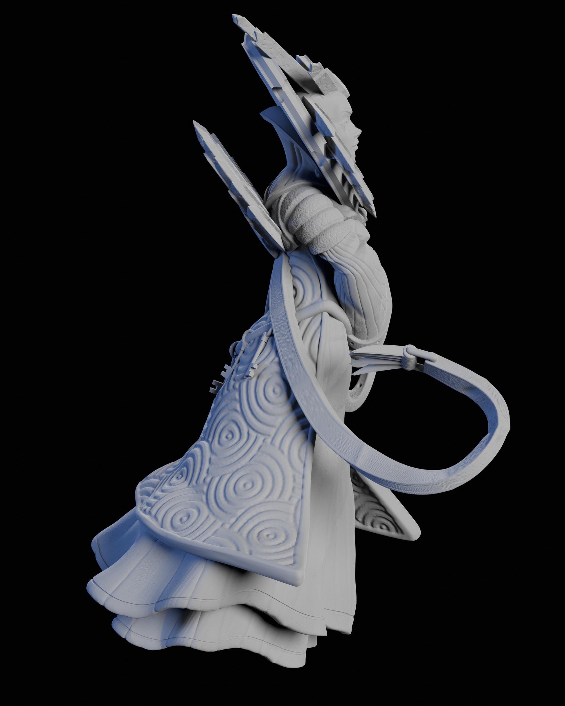 Lady of Pain Miniature - Ethan Savage Studios - Resin Printed Miniature for D&D, TTRPGs, and Board Games