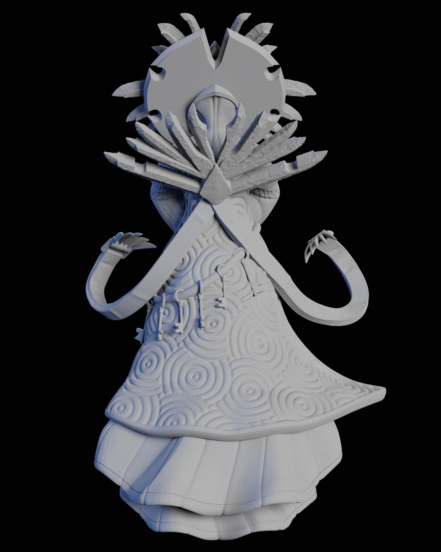Lady of Pain Miniature - Ethan Savage Studios - Resin Printed Miniature for D&D, TTRPGs, and Board Games