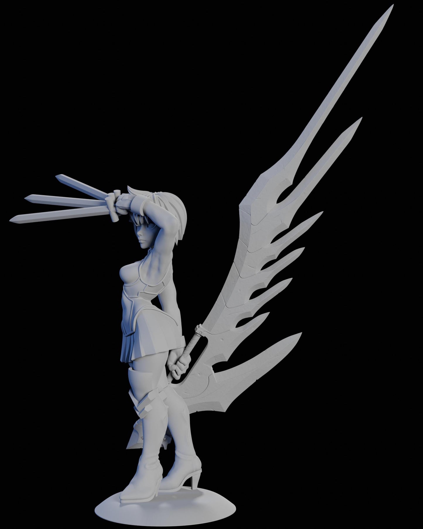 Holy Executor Miniature - 28mm / 32mm / 36mm - Ethan Savage Studios - Unpainted Resin Printed Figure for D&D, TTRPGs, and Board Games