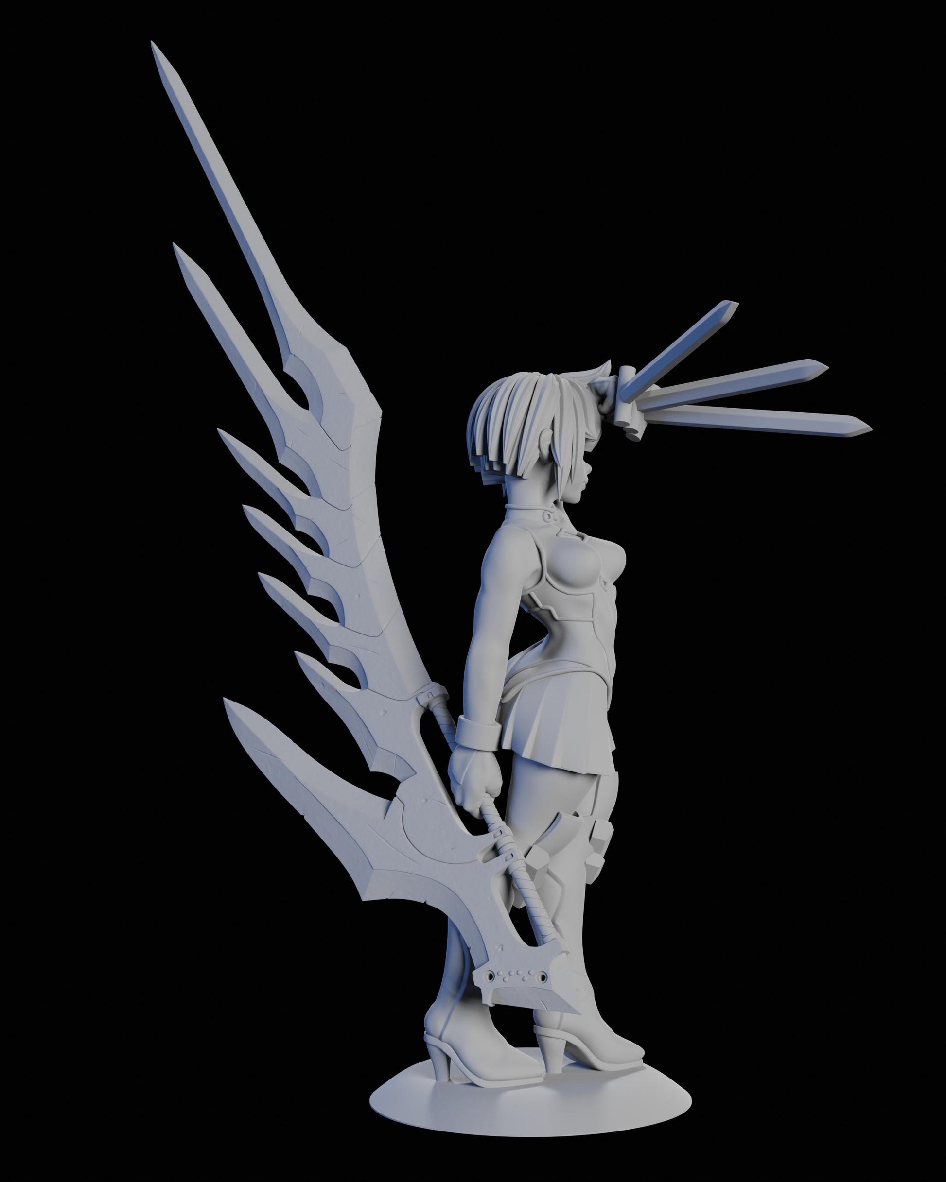 Holy Executor Miniature - 28mm / 32mm / 36mm - Ethan Savage Studios - Unpainted Resin Printed Figure for D&D, TTRPGs, and Board Games