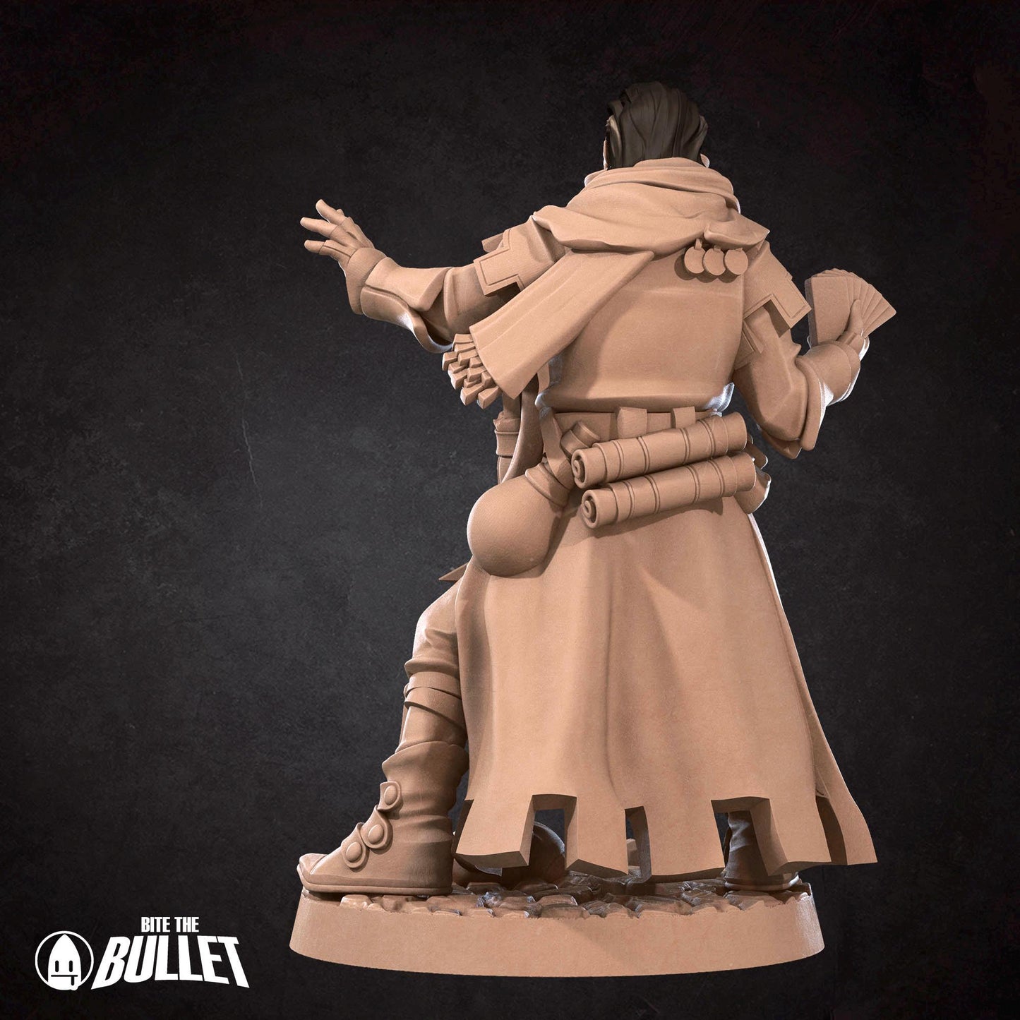 Human Medium Miniature - 28mm / 32mm / 36mm - Bite the Bullet - Resin Printed Figure for D&D, TTRPGs, and Board Games