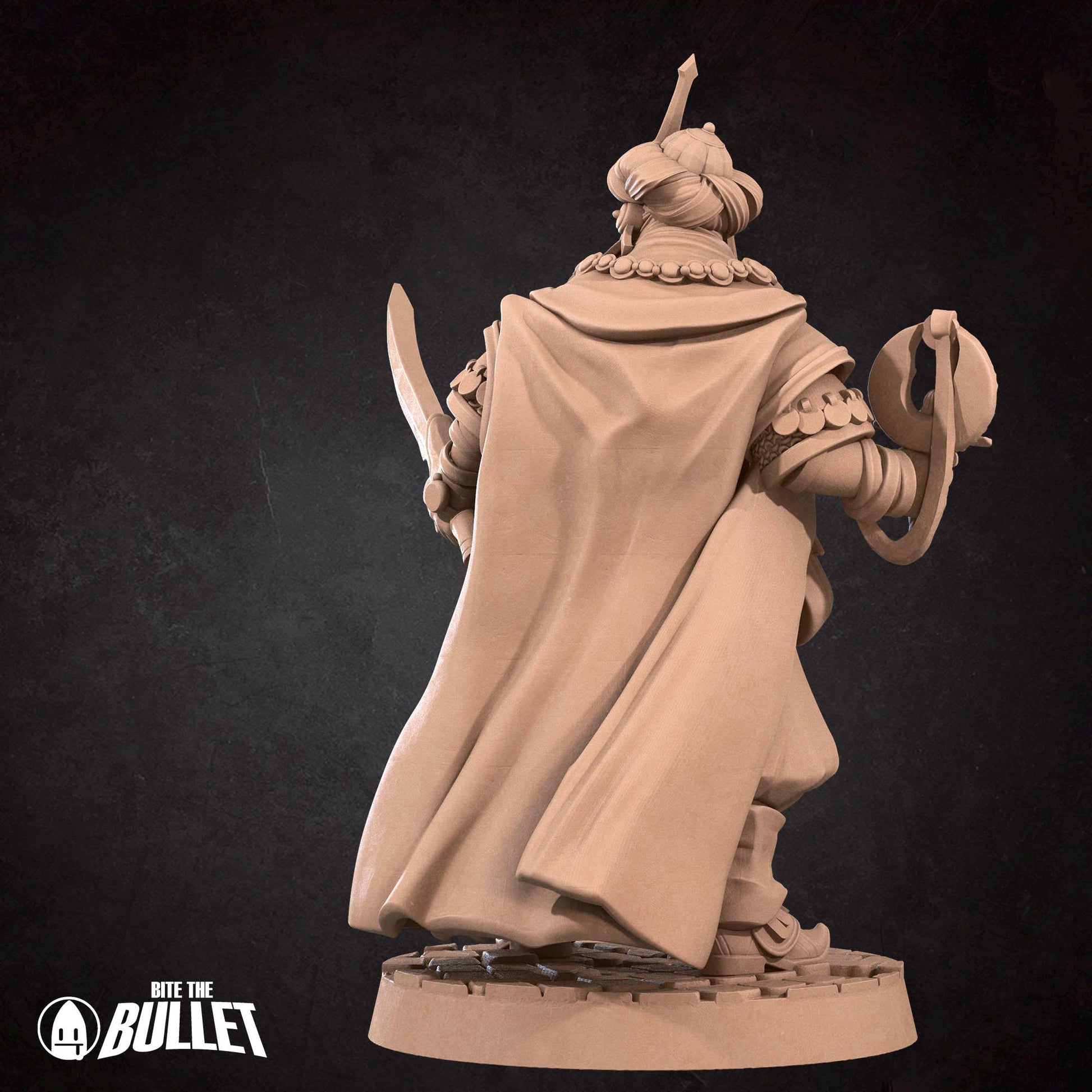 Human Cleric Miniature - 28mm / 32mm / 36mm - Bite the Bullet - Resin Printed Figure for D&D, TTRPGs, and Board Games