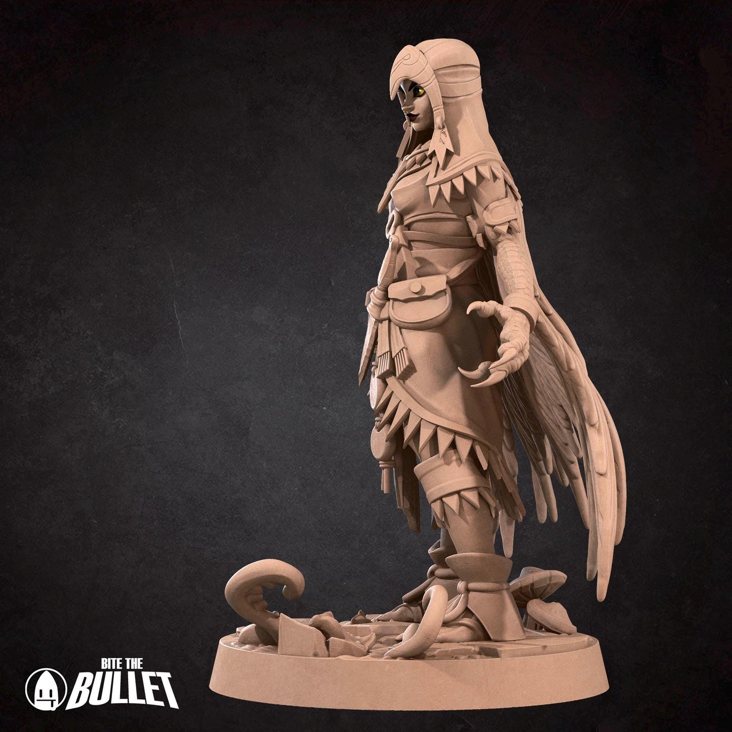 Human Shifter Miniature - 28mm / 32mm / 36mm - Bite the Bullet - Resin Printed Figure for D&D, TTRPGs, and Board Games