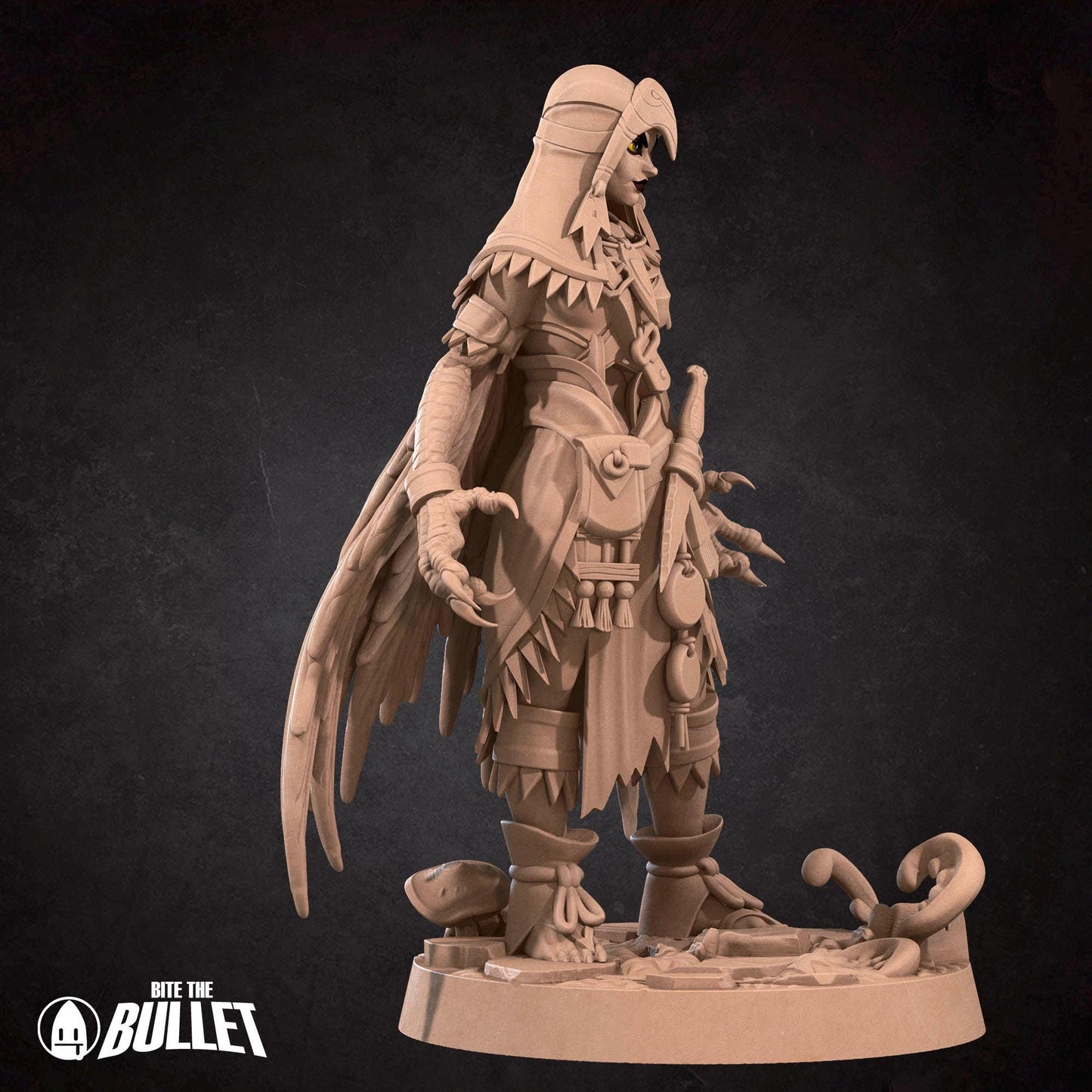 Human Shifter Miniature - 28mm / 32mm / 36mm - Bite the Bullet - Resin Printed Figure for D&D, TTRPGs, and Board Games