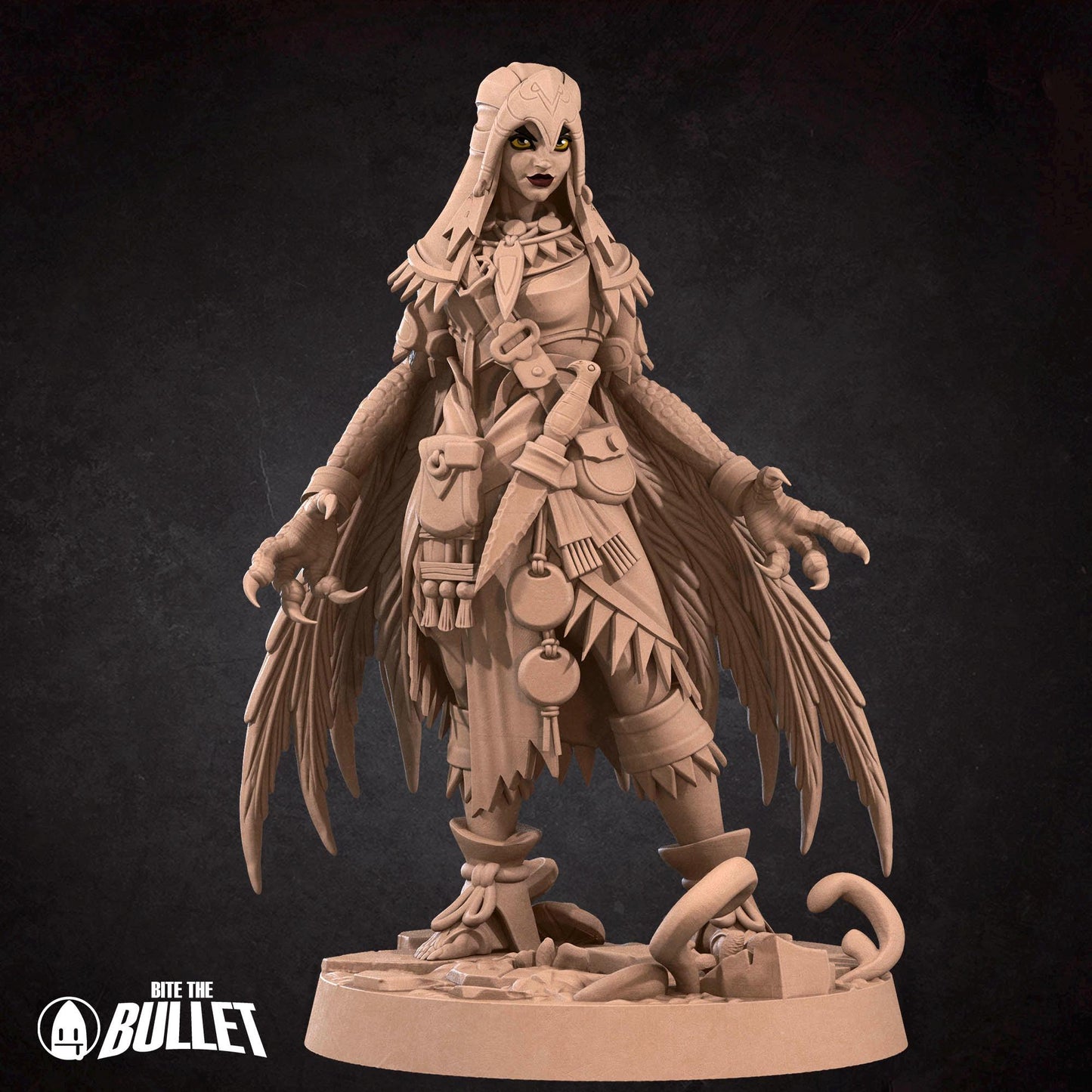 Human Shifter Miniature - 28mm / 32mm / 36mm - Bite the Bullet - Resin Printed Figure for D&D, TTRPGs, and Board Games