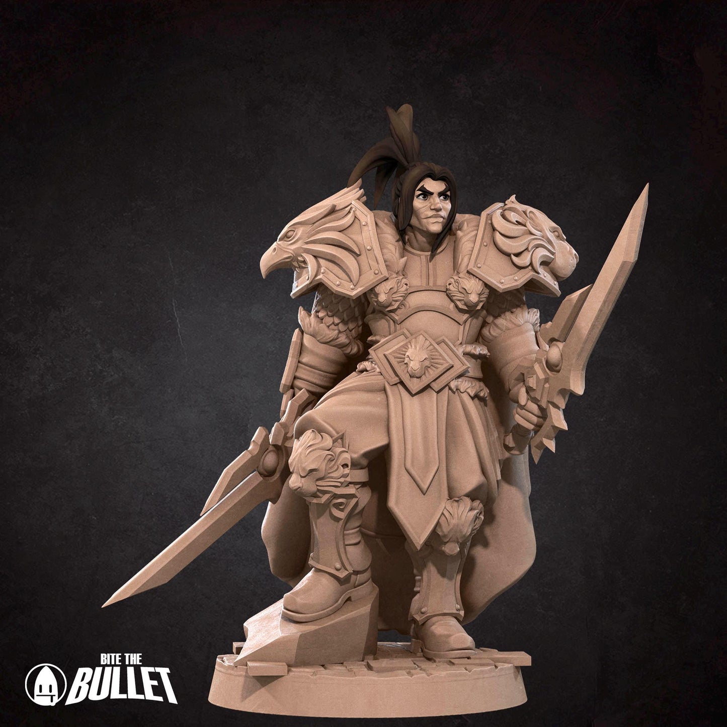 Alliance High King Miniature (2 Variations) - 28mm / 32mm / 36mm - Bite the Bullet - Resin Printed Figure for D&D, TTRPGs, and Board Games