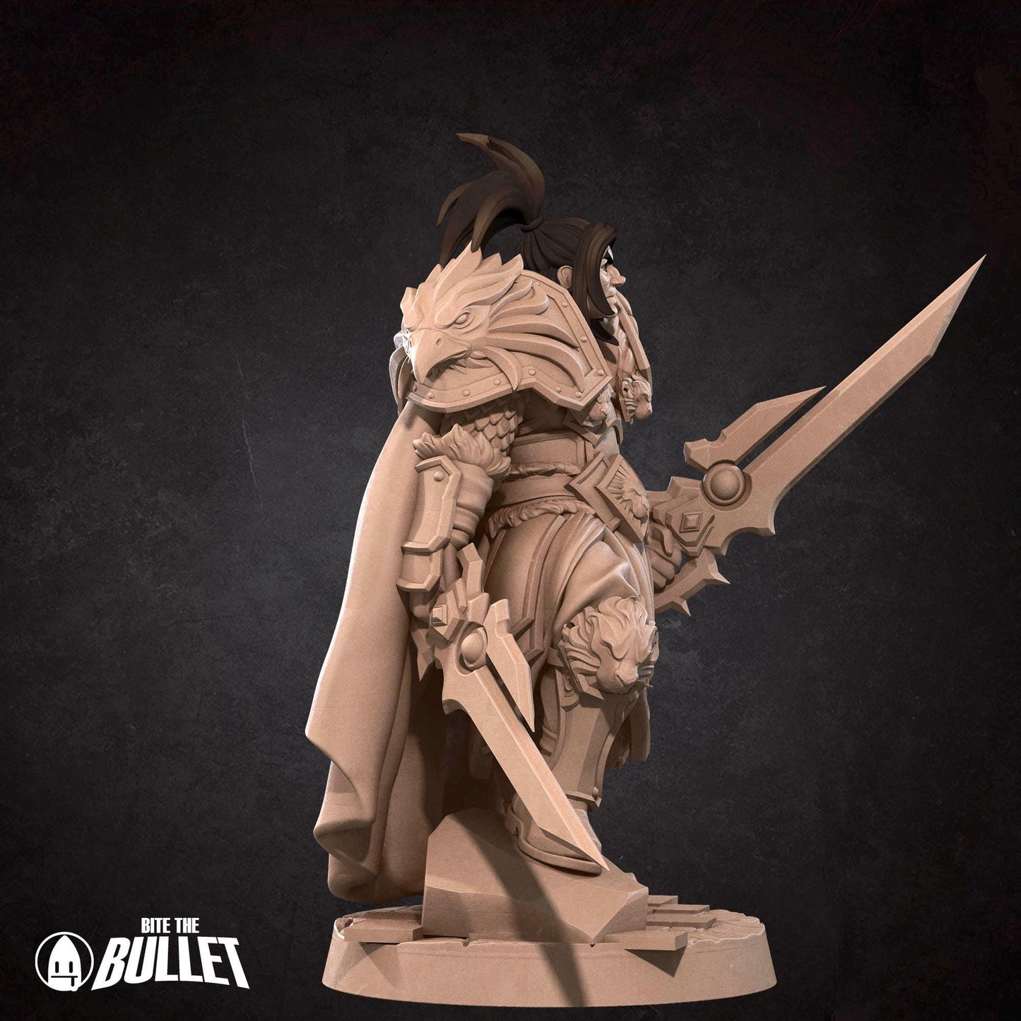 Alliance High King Miniature (2 Variations) - 28mm / 32mm / 36mm - Bite the Bullet - Resin Printed Figure for D&D, TTRPGs, and Board Games