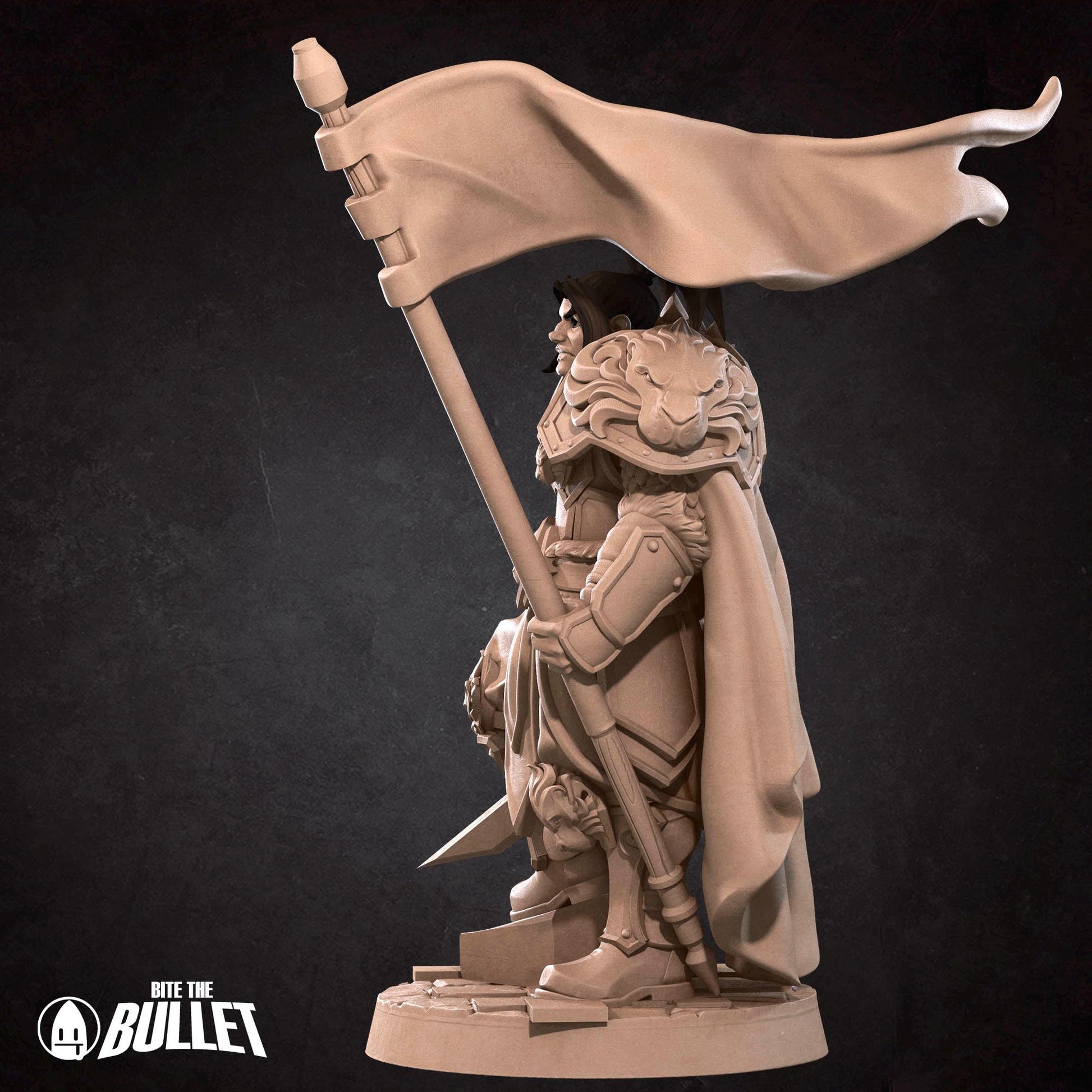 Alliance High King Miniature (2 Variations) - 28mm / 32mm / 36mm - Bite the Bullet - Resin Printed Figure for D&D, TTRPGs, and Board Games