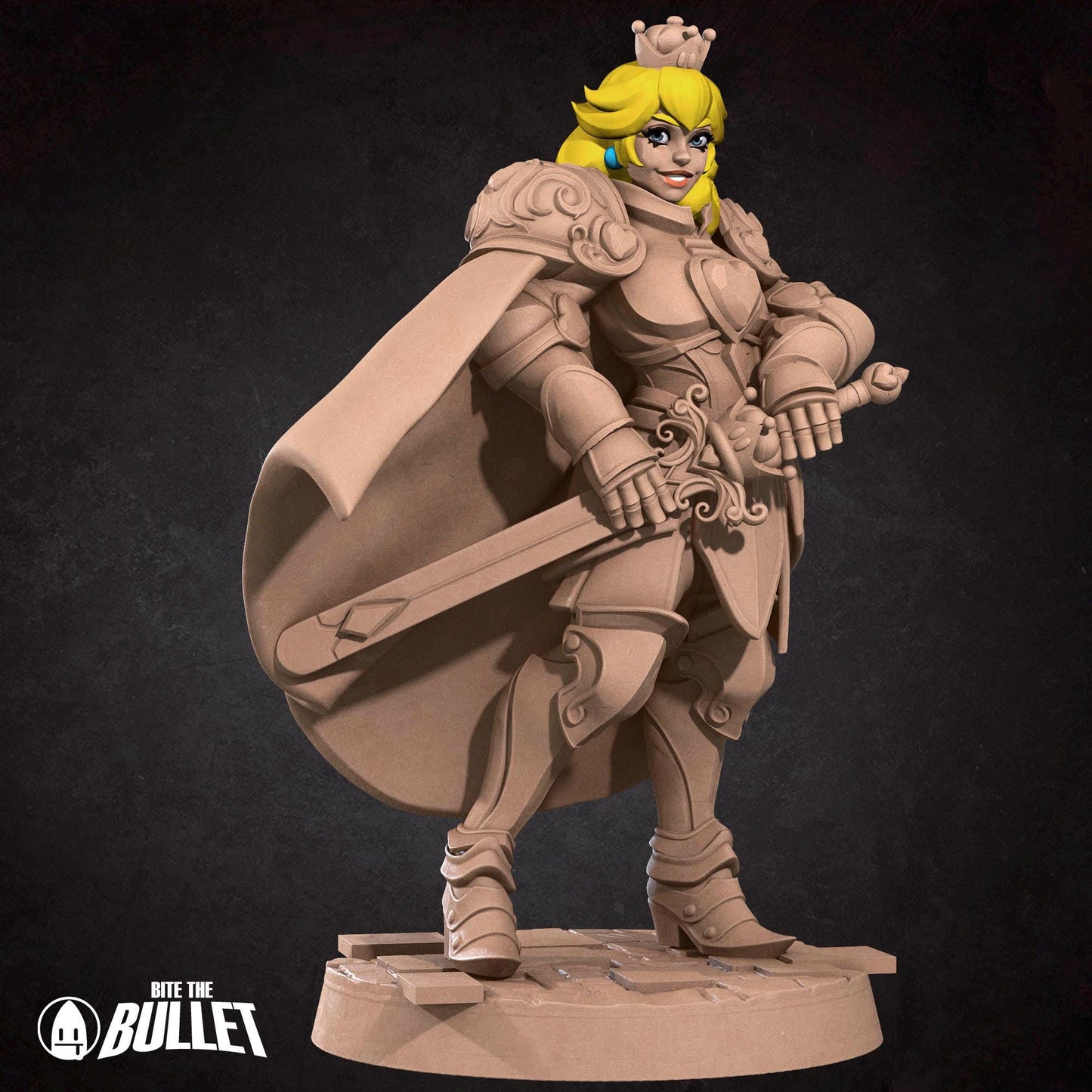 Lady Peony Miniature - 28mm / 32mm / 36mm - Bite the Bullet - Resin Printed Figure for D&D, TTRPGs, and Board Games