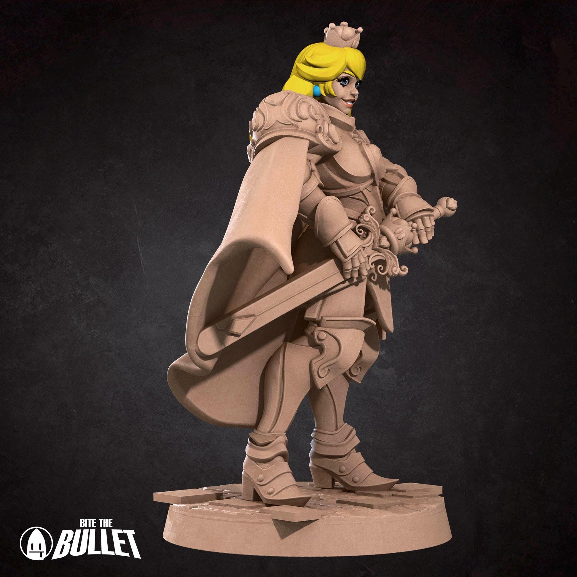 Lady Peony Miniature - 28mm / 32mm / 36mm - Bite the Bullet - Resin Printed Figure for D&D, TTRPGs, and Board Games