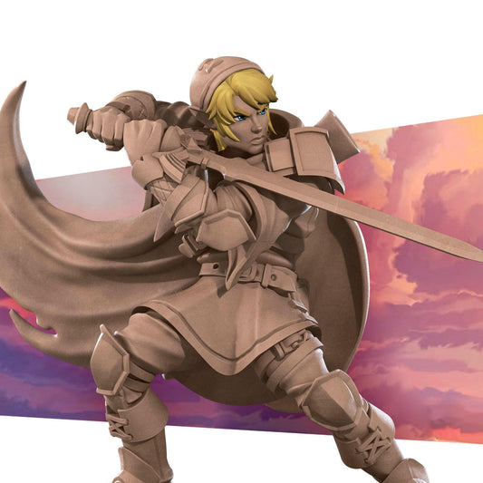 Rinku Miniature - 28mm / 32mm / 36mm - Bite the Bullet - Resin Printed Figure for D&D, TTRPGs, and Board Games