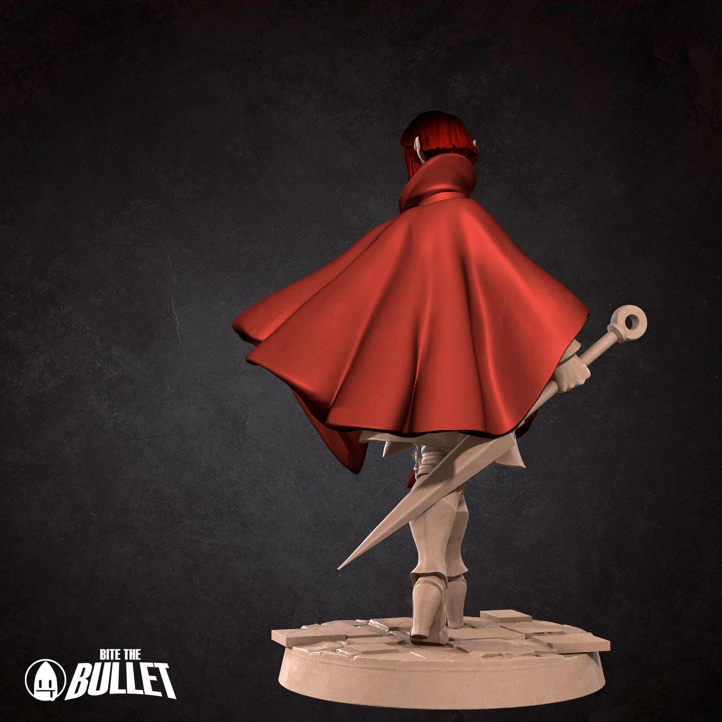 Scarlet Needle Miniature (2 Variations) - 28mm / 32mm / 36mm - Bite the Bullet - Resin Printed Figure for D&D, TTRPGs, and Board Games