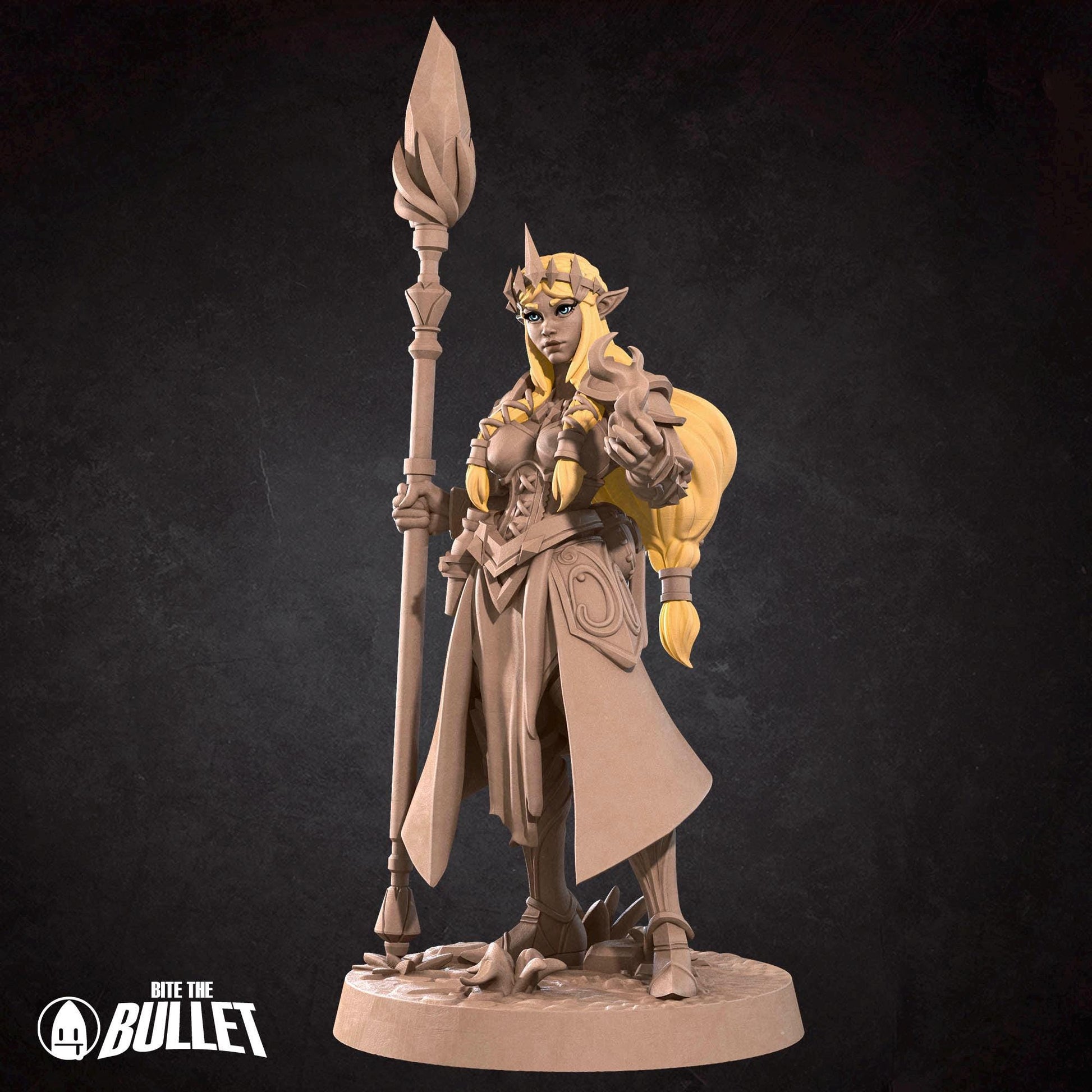 Zeruda Miniature - 28mm / 32mm / 36mm - Bite the Bullet - Resin Printed Figure for D&D, TTRPGs, and Board Games