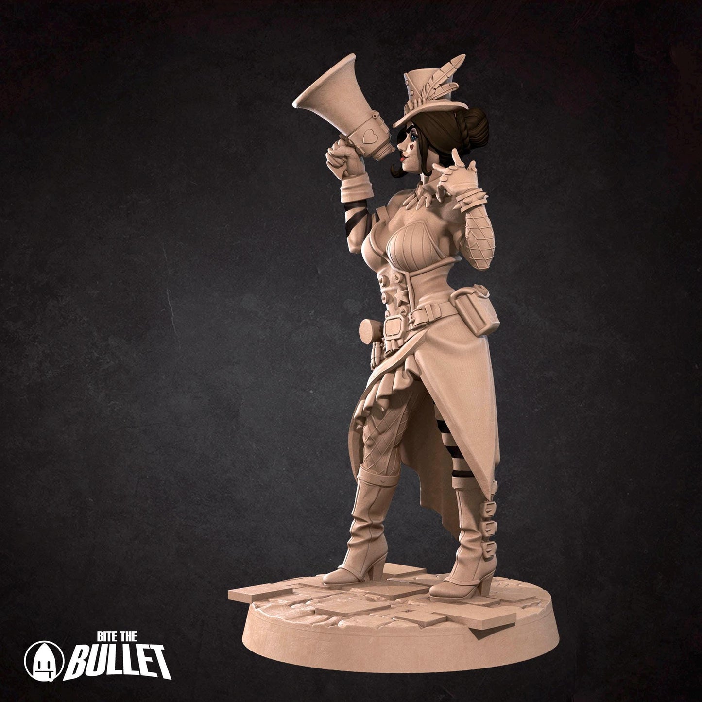 Roxy Miniature (Standard & NSFW Variations) - 28mm / 32mm / 36mm - Bite the Bullet - Resin Printed Figure for TTRPGs and Board Games