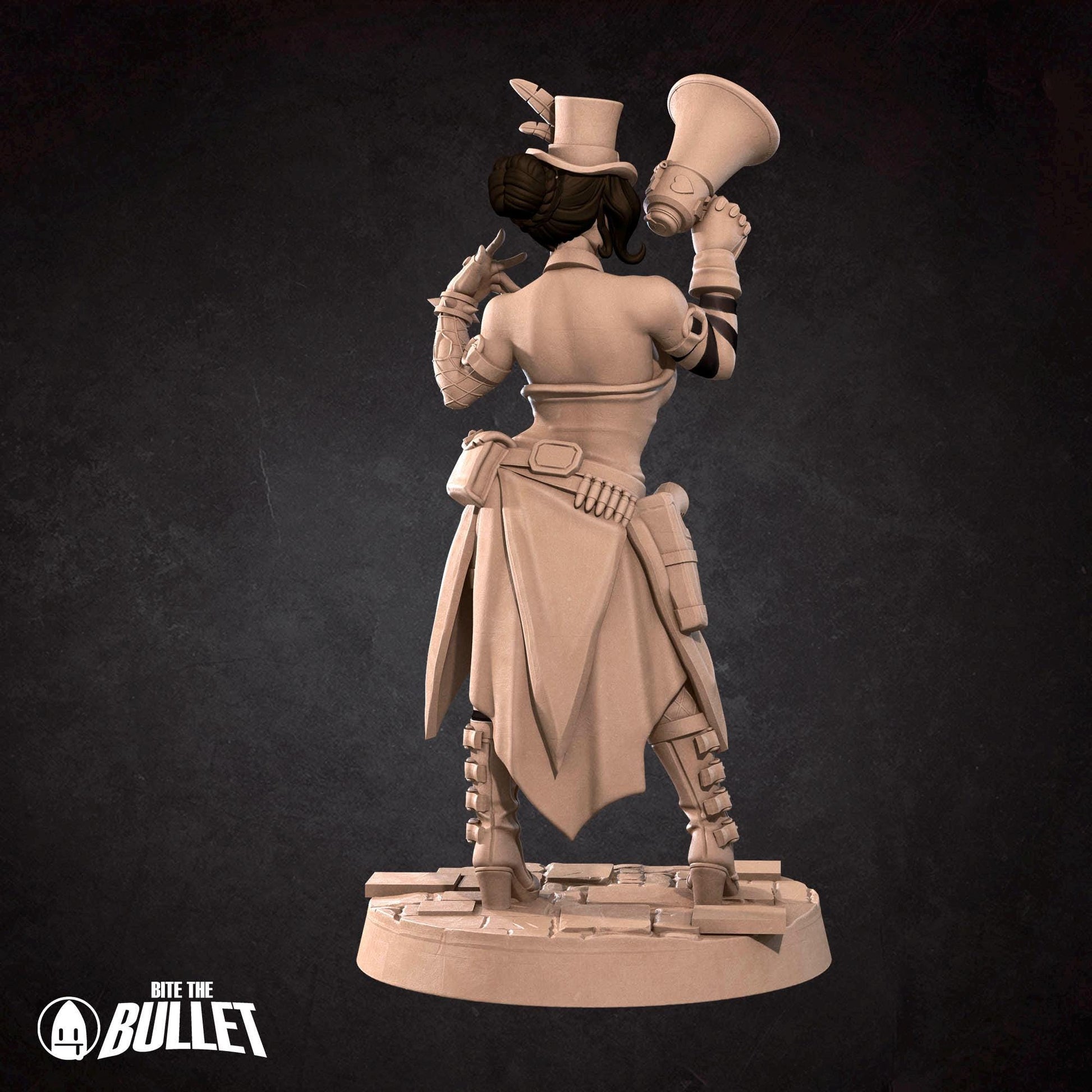 Roxy Miniature (Standard & NSFW Variations) - 28mm / 32mm / 36mm - Bite the Bullet - Resin Printed Figure for TTRPGs and Board Games