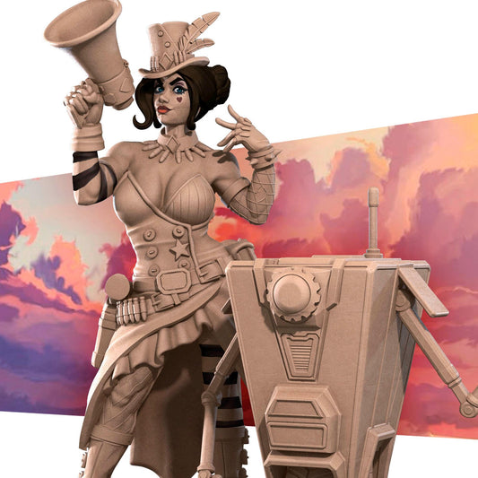 Roxy Miniature (Standard & NSFW Variations) - 28mm / 32mm / 36mm - Bite the Bullet - Resin Printed Figure for TTRPGs and Board Games