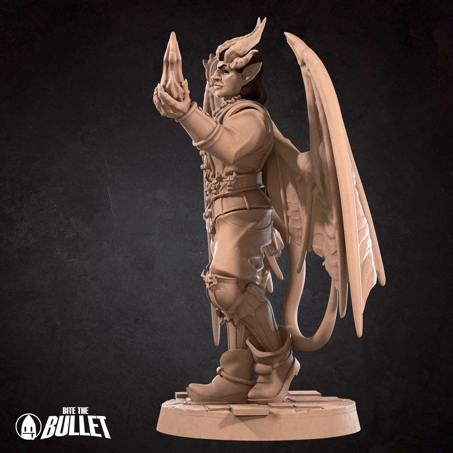 Cambion Devil Miniature (2 Variations) - 28mm / 32mm / 36mm - Bite the Bullet - Resin Printed Figure for D&D, TTRPGs, and Board Games