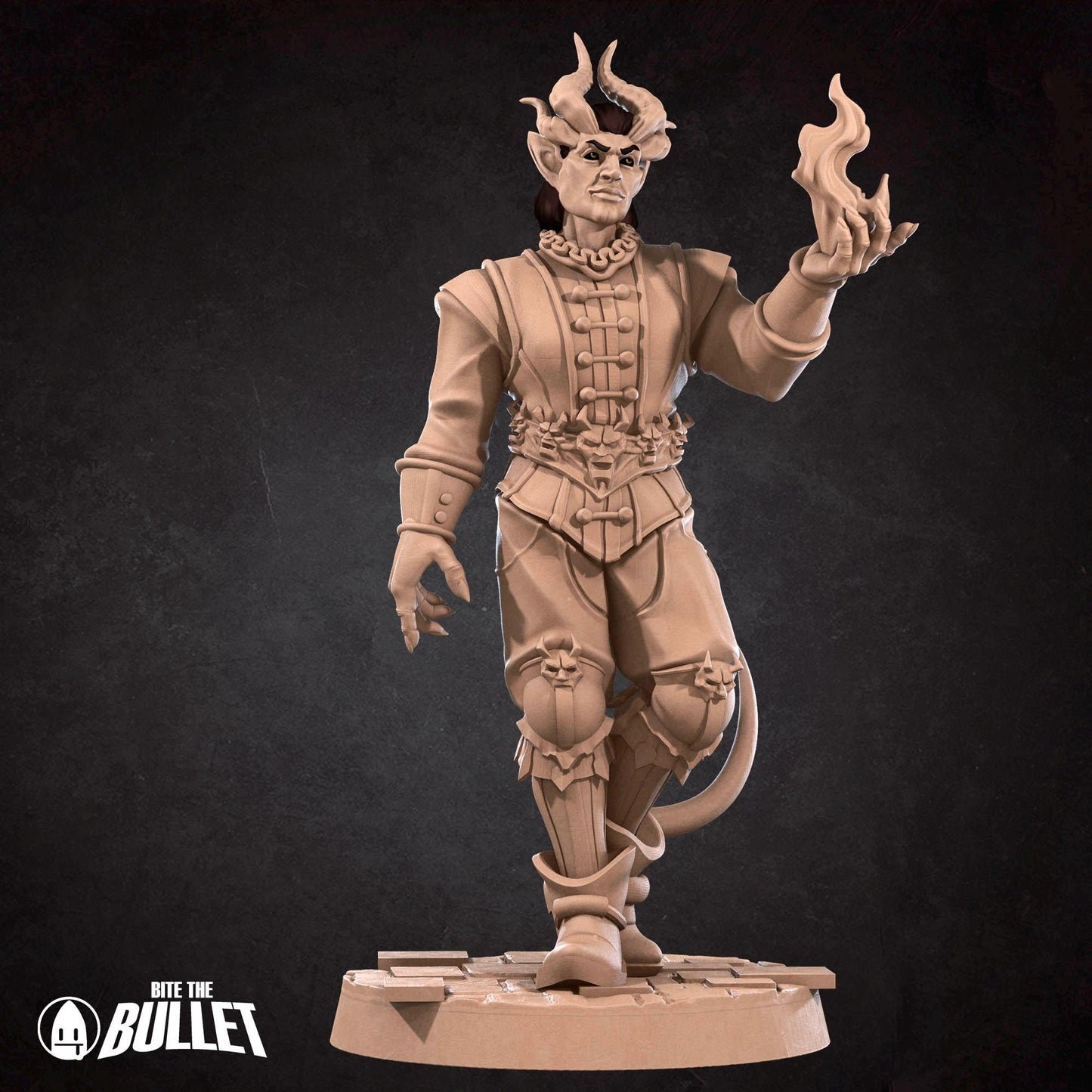 Cambion Devil Miniature (2 Variations) - 28mm / 32mm / 36mm - Bite the Bullet - Resin Printed Figure for D&D, TTRPGs, and Board Games