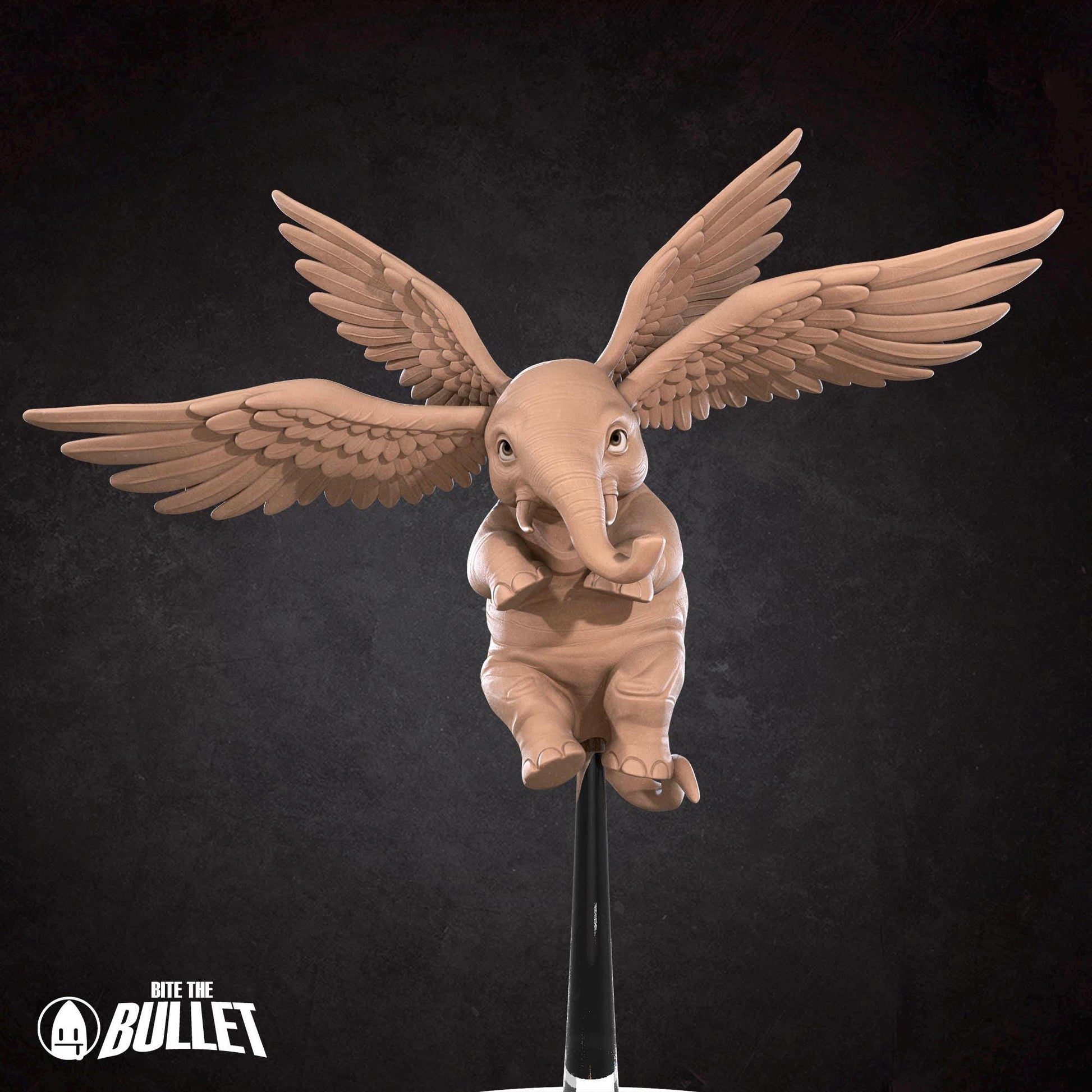 Hollyphant Miniature (2 Variations) - 28mm / 32mm / 36mm - Bite the Bullet - Resin Printed Figure for D&D, TTRPGs, and Board Games