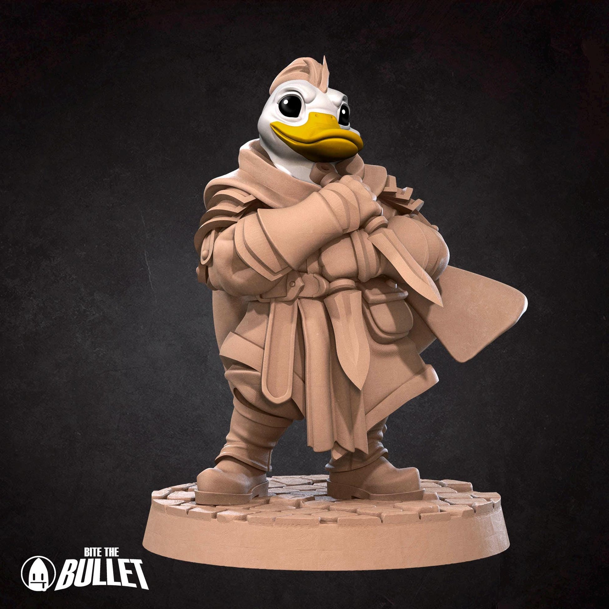 Duckfolk Rogue Miniature - 28mm / 32mm / 36mm - Bite the Bullet - Resin Printed Figure for D&D, TTRPGs, and Board Games