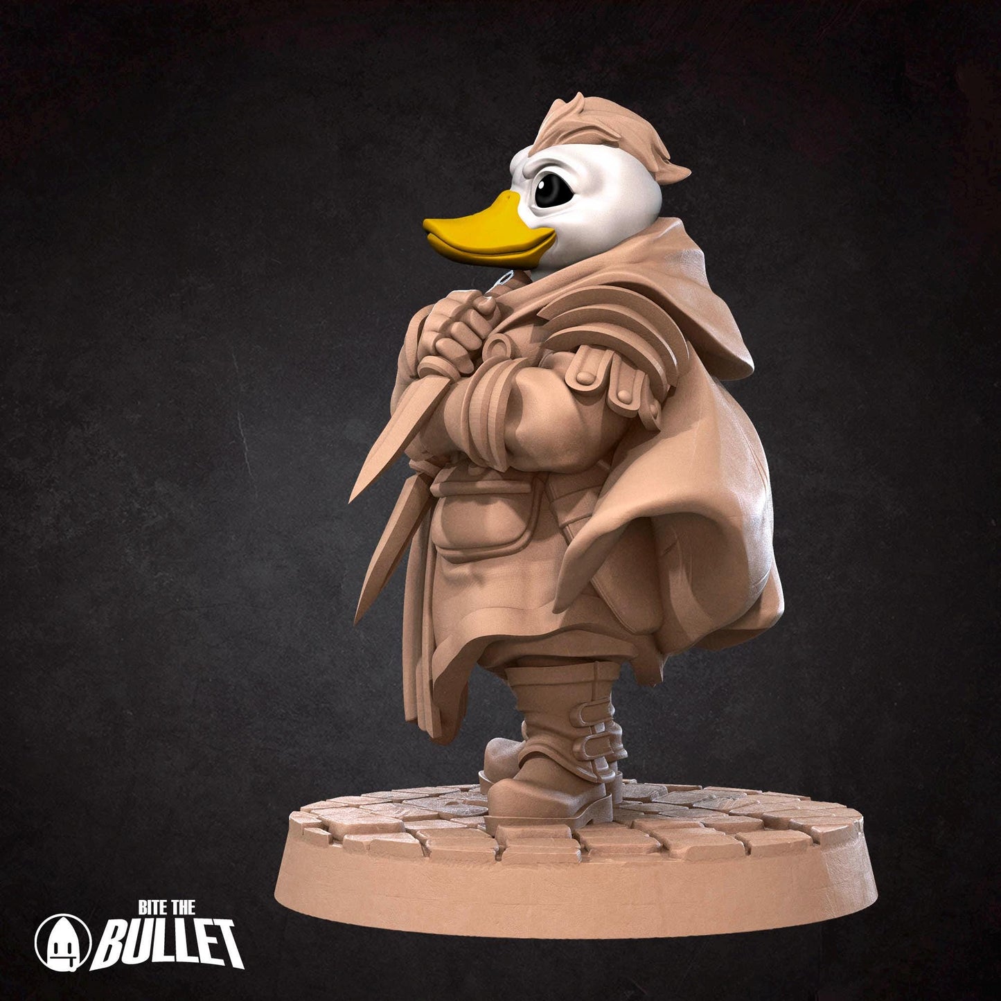 Duckfolk Rogue Miniature - 28mm / 32mm / 36mm - Bite the Bullet - Resin Printed Figure for D&D, TTRPGs, and Board Games