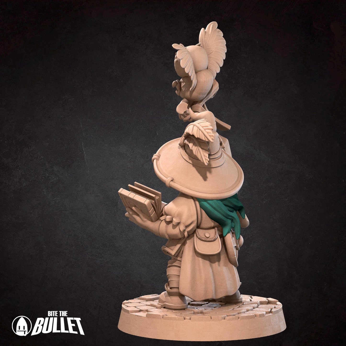 Gnome Wizard Miniature - 28mm / 32mm / 36mm - Bite the Bullet - Resin Printed Figure for D&D, TTRPGs, and Board Games