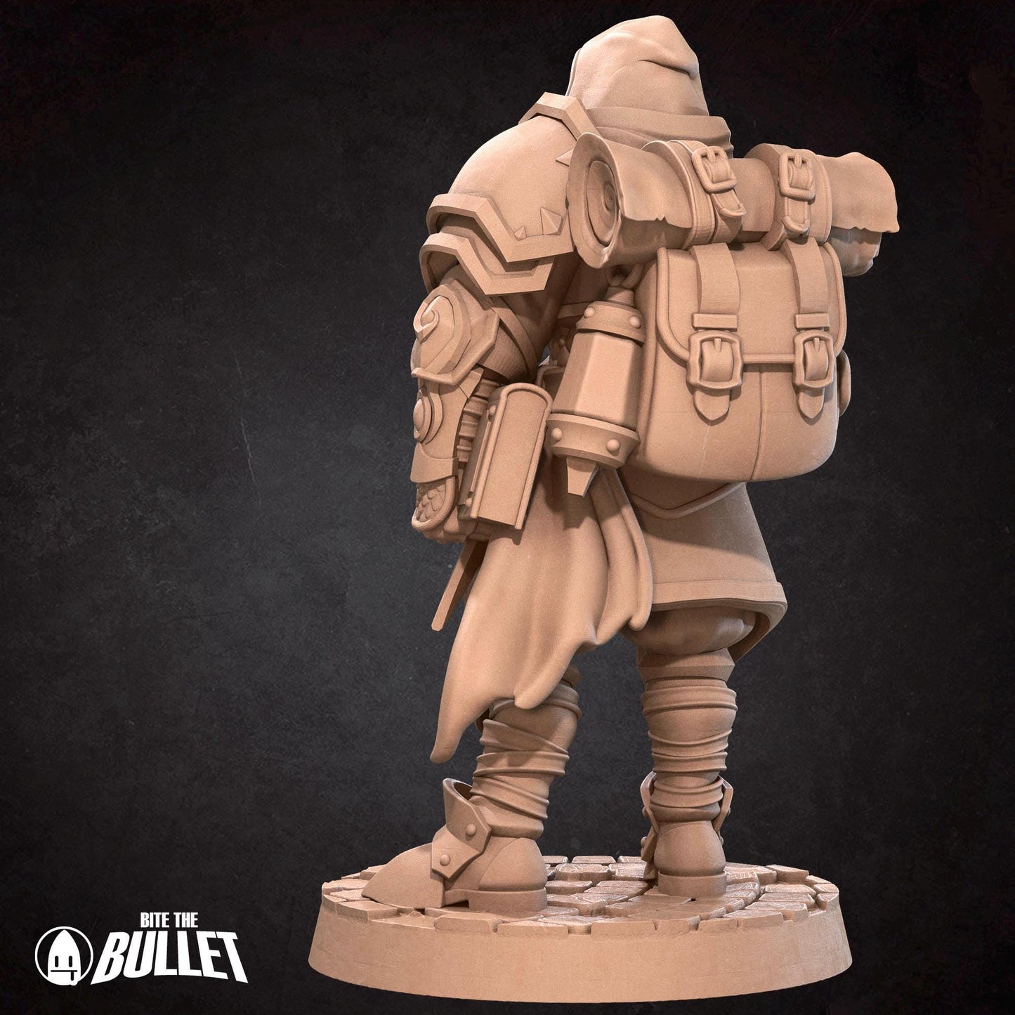 Human Paladin Miniature - 28mm / 32mm / 36mm - Bite the Bullet - Resin Printed Figure for D&D, TTRPGs, and Board Games