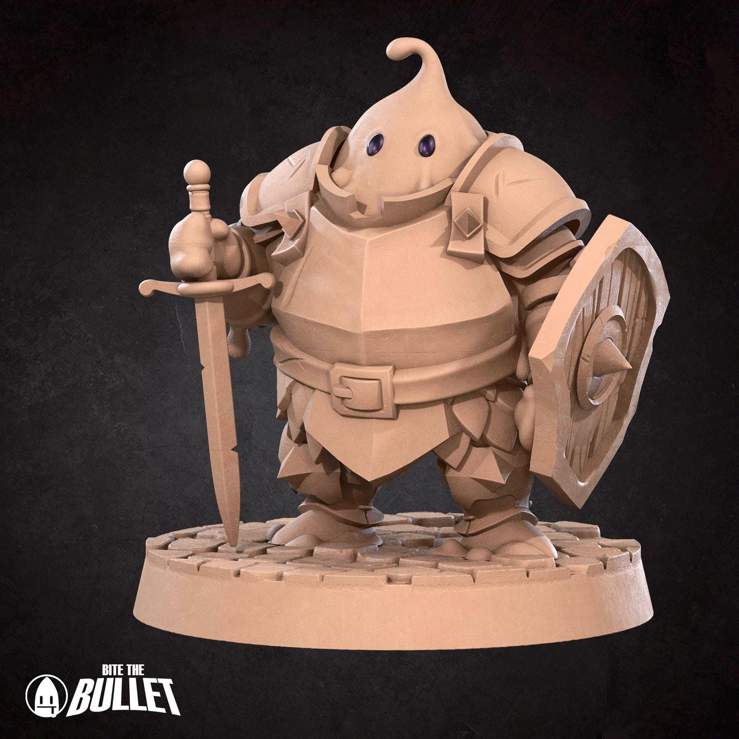 Plasmoid Warrior Miniature - 28mm / 32mm / 36mm - Bite the Bullet - Resin Printed Figure for D&D, TTRPGs, and Board Games