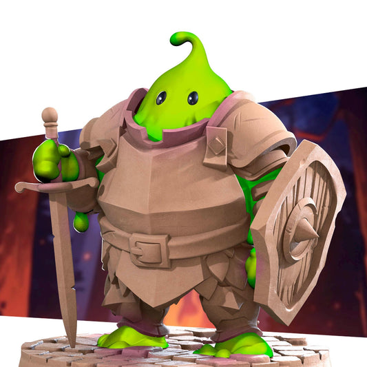 Plasmoid Warrior Miniature - 28mm / 32mm / 36mm - Bite the Bullet - Resin Printed Figure for D&D, TTRPGs, and Board Games