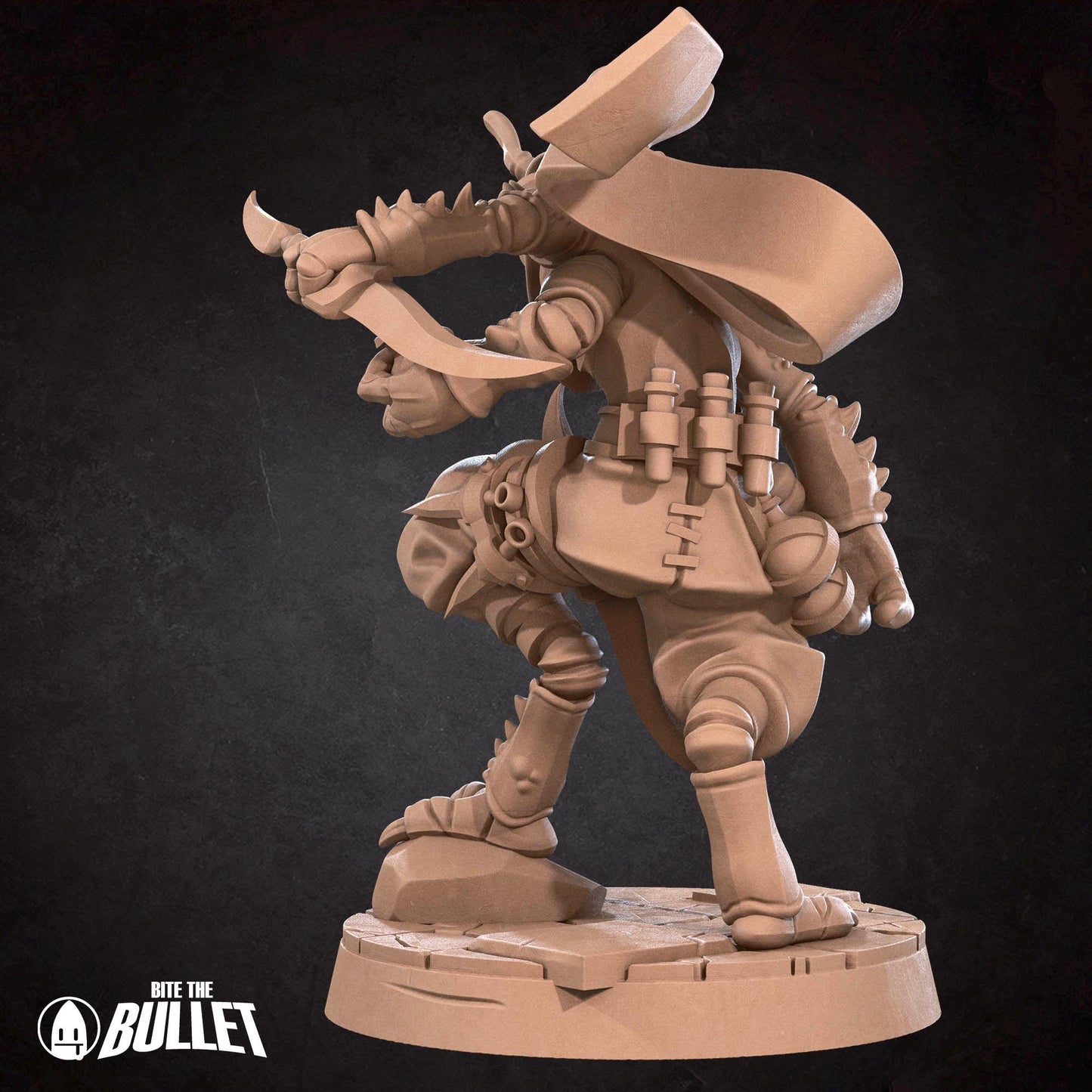 Thri-Kreen Assassin Miniature - 28mm / 32mm / 36mm - Bite the Bullet - Resin Printed Figure for D&D, TTRPGs, and Board Games