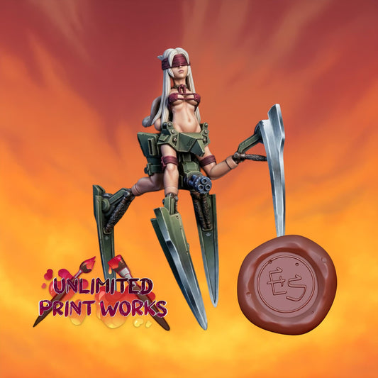 Husk Miniature - 28mm / 32mm / 36mm / 75mm - Ethan Savage Studios - Unpainted Resin Printed Figure for D&D, TTRPGs, and Board Games