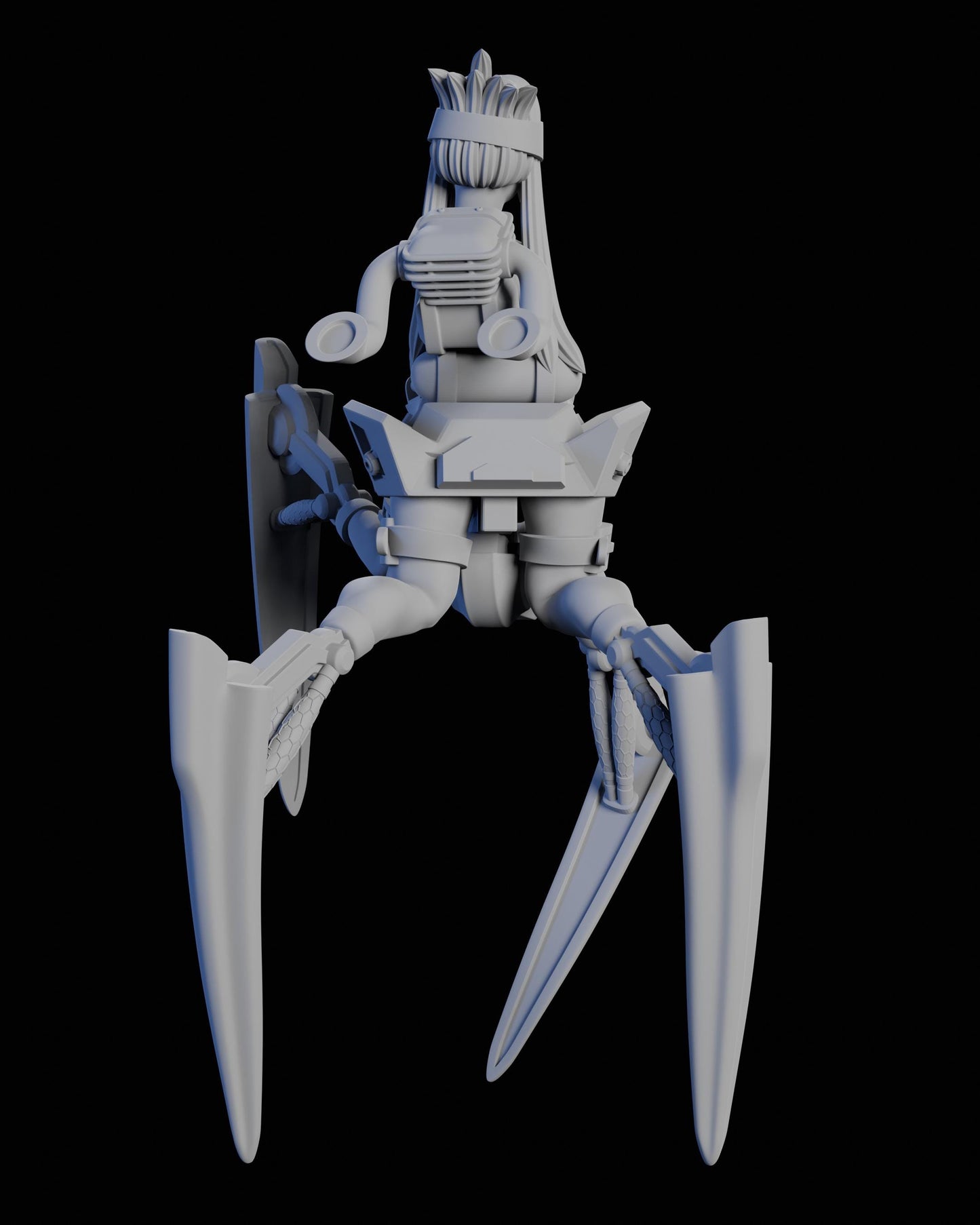 Husk Miniature - 28mm / 32mm / 36mm / 75mm - Ethan Savage Studios - Unpainted Resin Printed Figure for D&D, TTRPGs, and Board Games