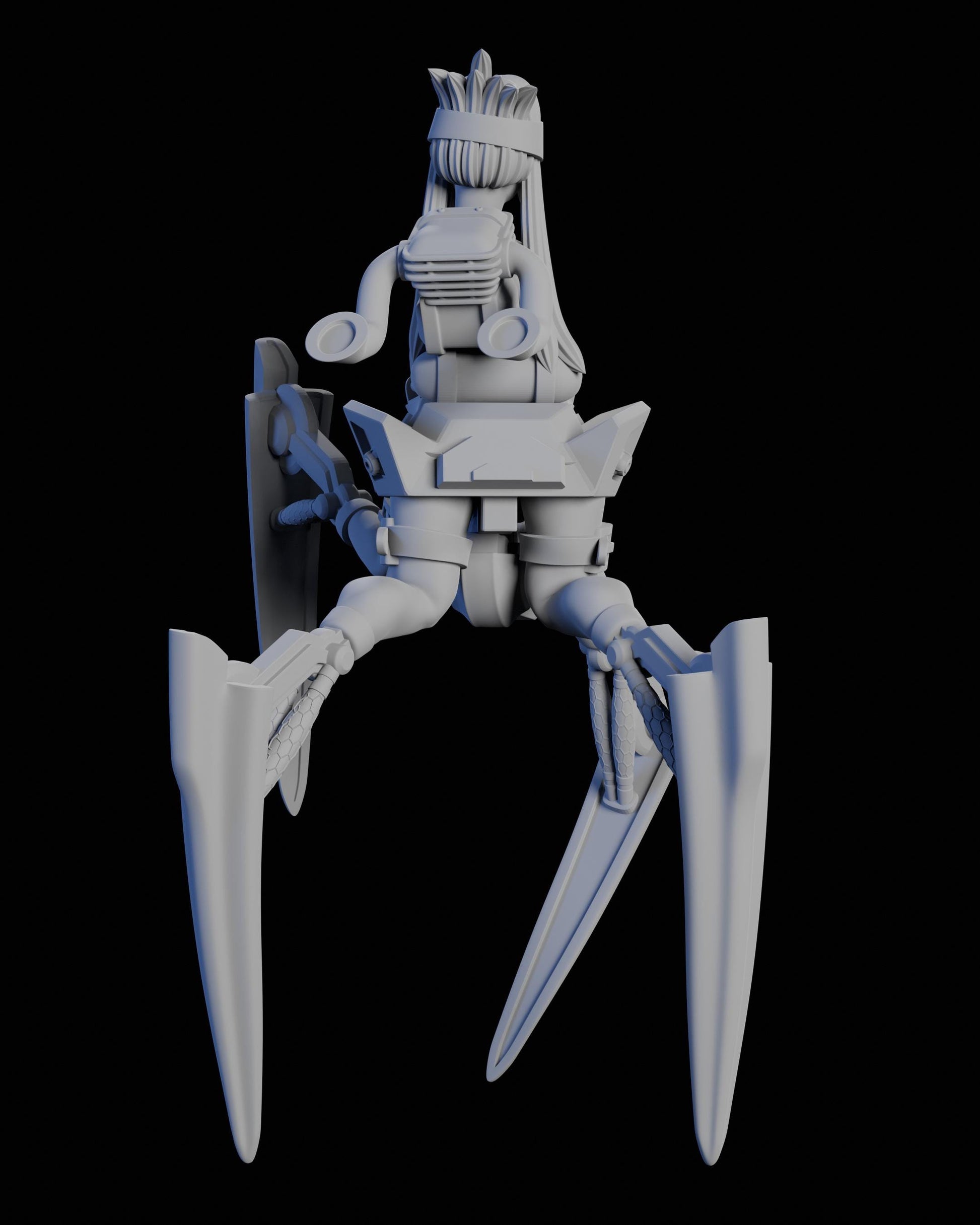 Husk Miniature - 28mm / 32mm / 36mm / 75mm - Ethan Savage Studios - Unpainted Resin Printed Figure for D&D, TTRPGs, and Board Games