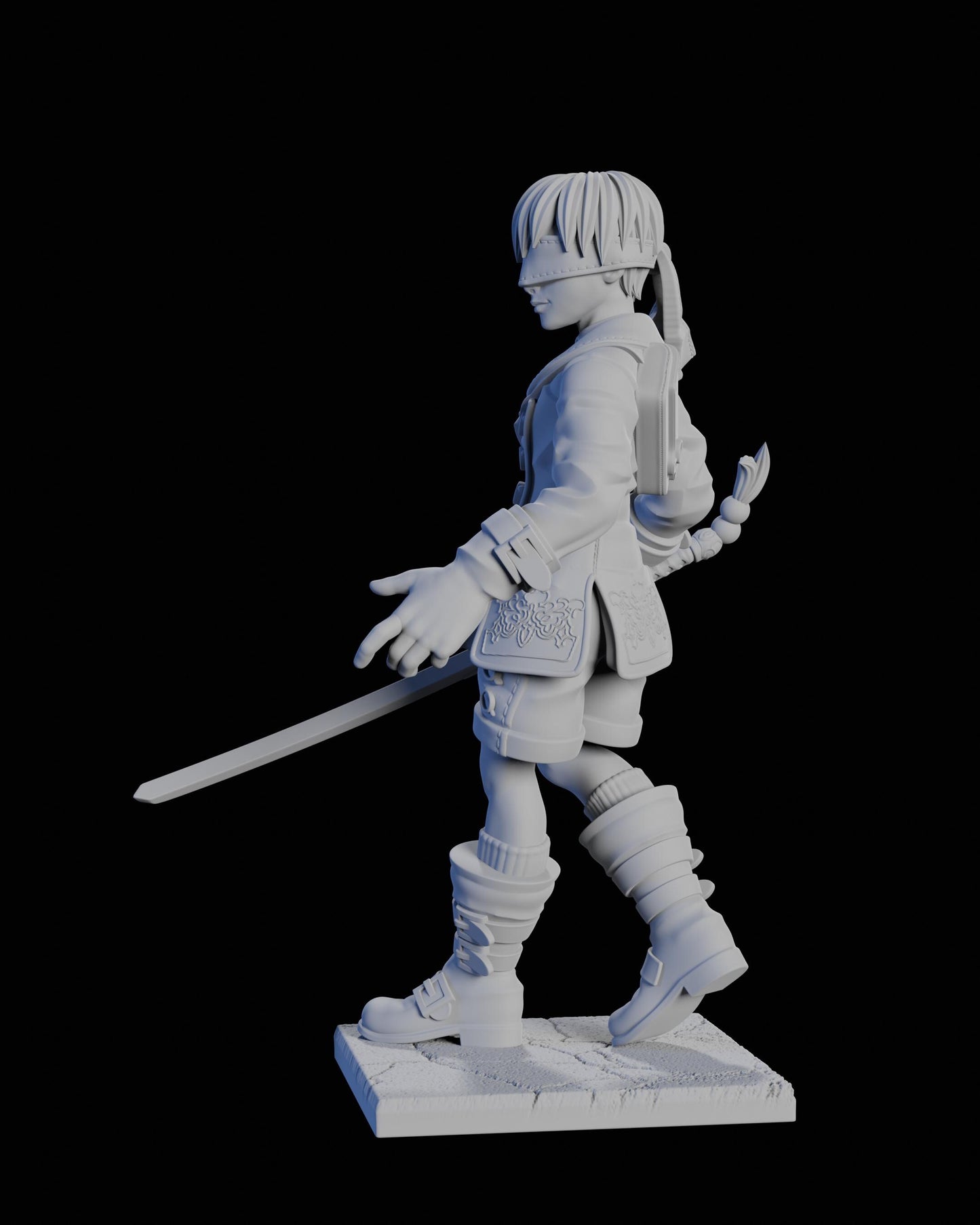 Neuf Sigma Miniature - 28mm / 32mm / 36mm / 75mm - Ethan Savage Studios - Unpainted Resin Printed Figure for D&D, TTRPGs, and Board Games