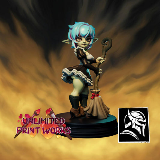 Limani Miniature - 28mm / 32mm / 36mm / 75mm - HardWitch Games - Resin Printed Figure for TTRPGs and Board Games