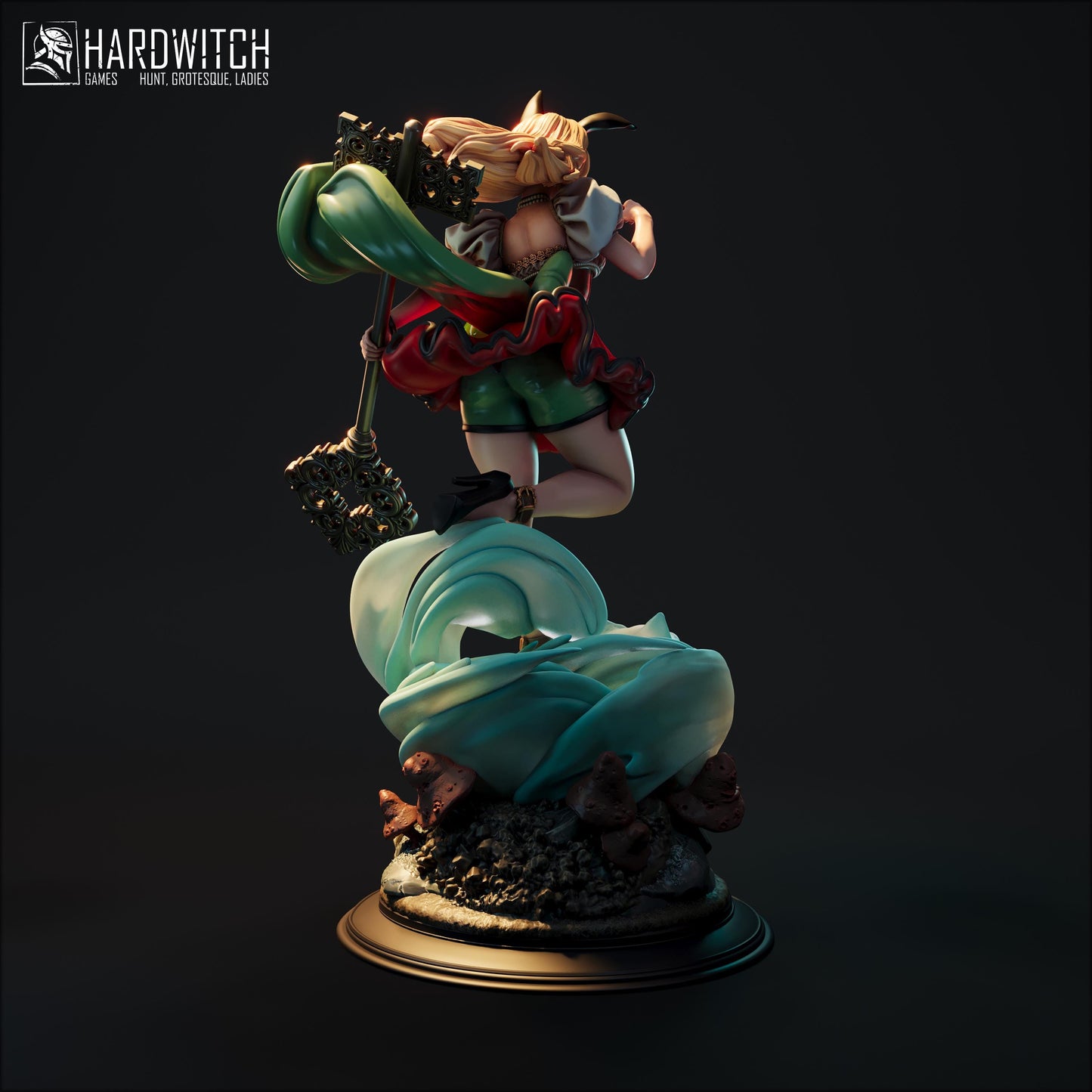 Alice in Wonderland Miniature - 28mm / 32mm / 36mm / 75mm / 1:12 - HardWitch Games - Resin Printed Figure for D&D, TTRPGs, and Board Gaming