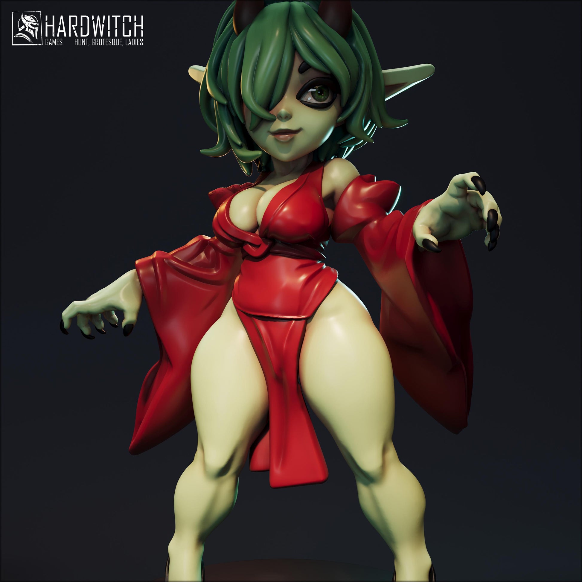 Martisha Miniature (Standard & NSFW) - 28mm / 32mm / 36mm / 75mm - HardWitch Games - Resin Printed Figure for TTRPGs and Board Games