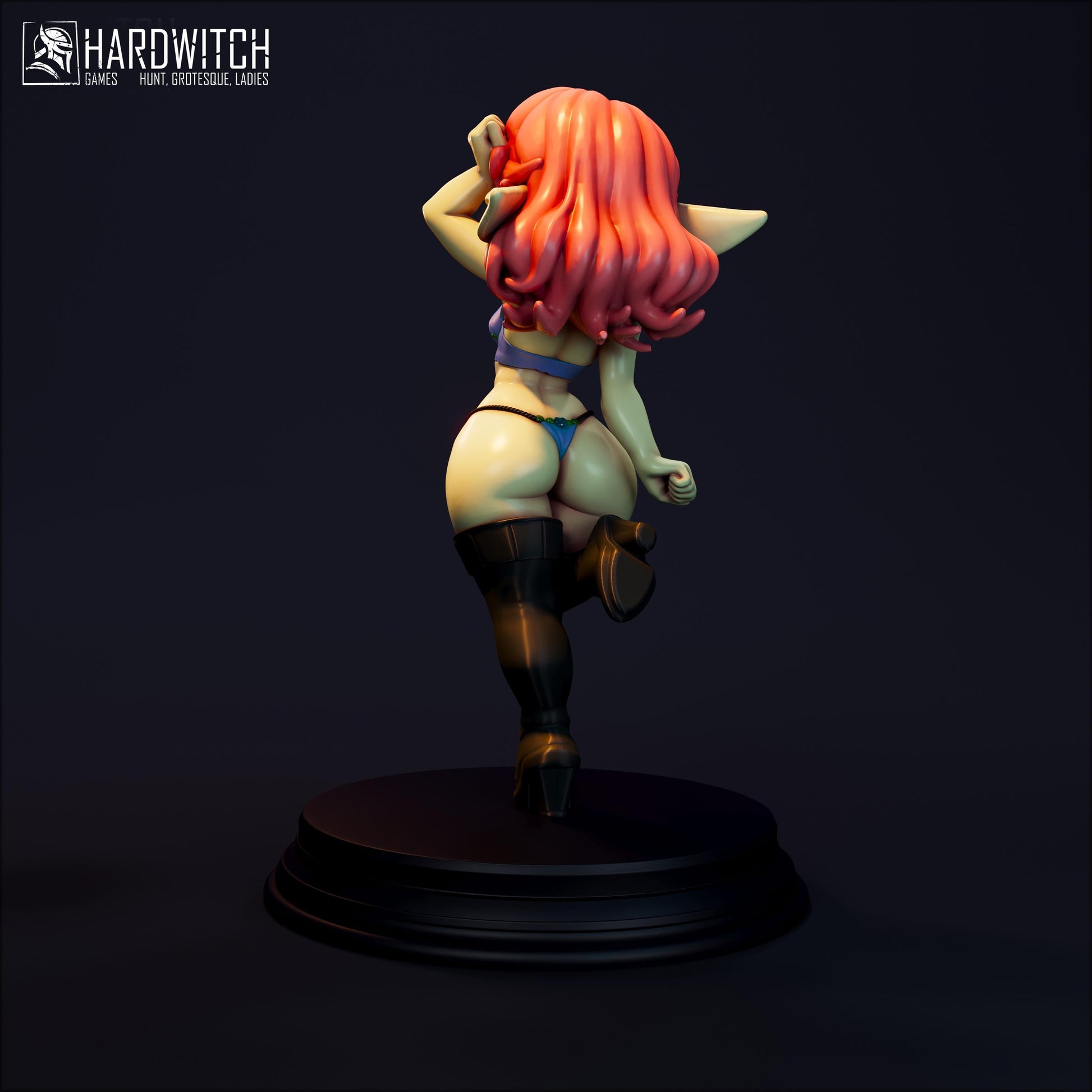 Marlena Miniature (Standard & NSFW) - 28mm / 32mm / 36mm / 75mm - HardWitch Games - Resin Printed Figure for TTRPGs and Board Games