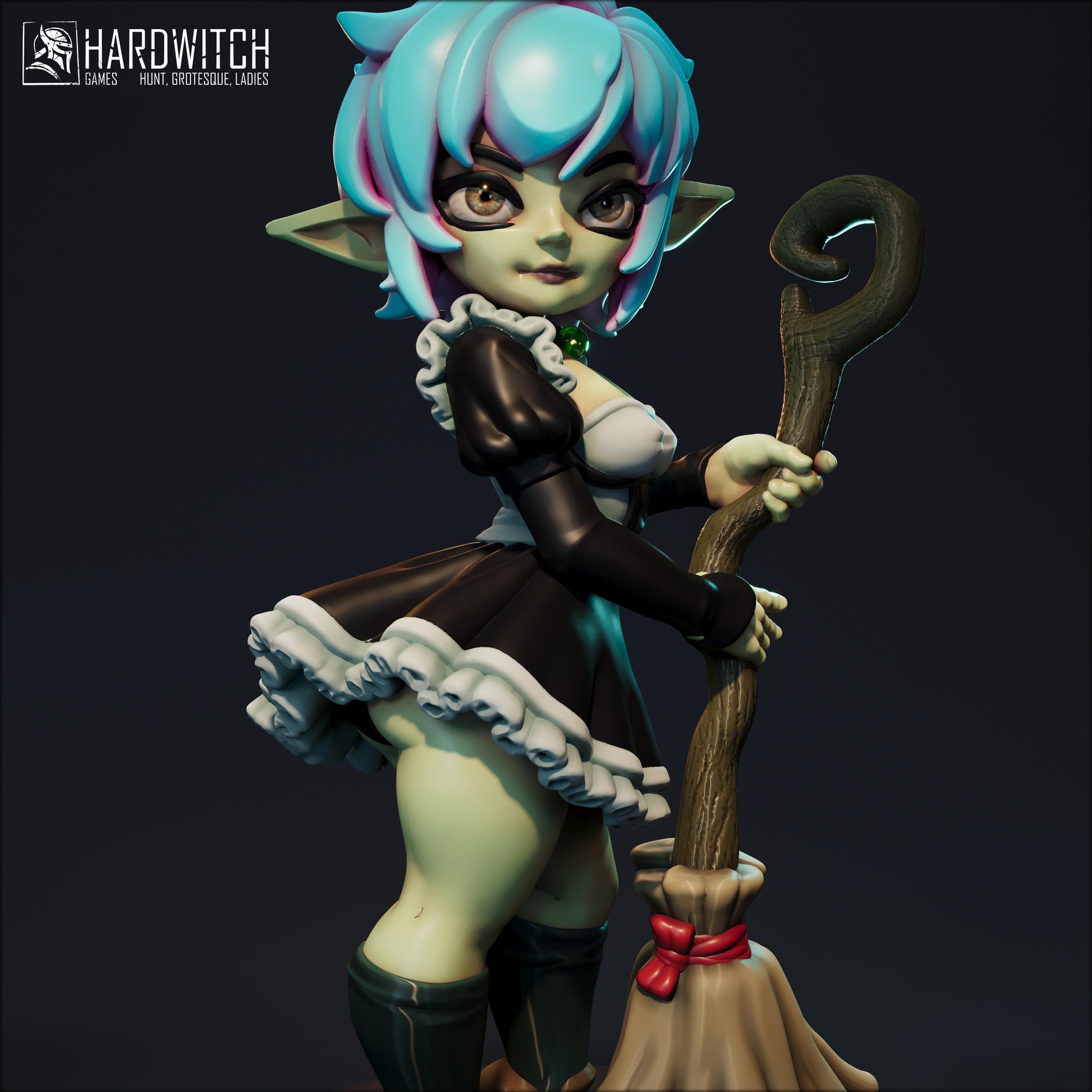Limani Miniature - 28mm / 32mm / 36mm / 75mm - HardWitch Games - Resin Printed Figure for TTRPGs and Board Games