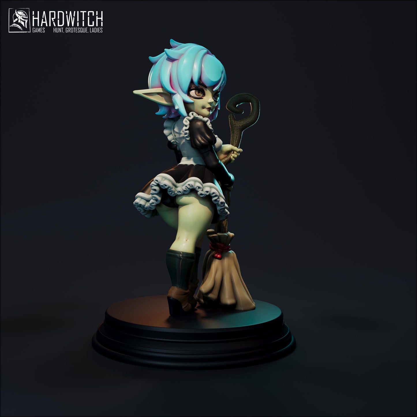 Limani Miniature - 28mm / 32mm / 36mm / 75mm - HardWitch Games - Resin Printed Figure for TTRPGs and Board Games