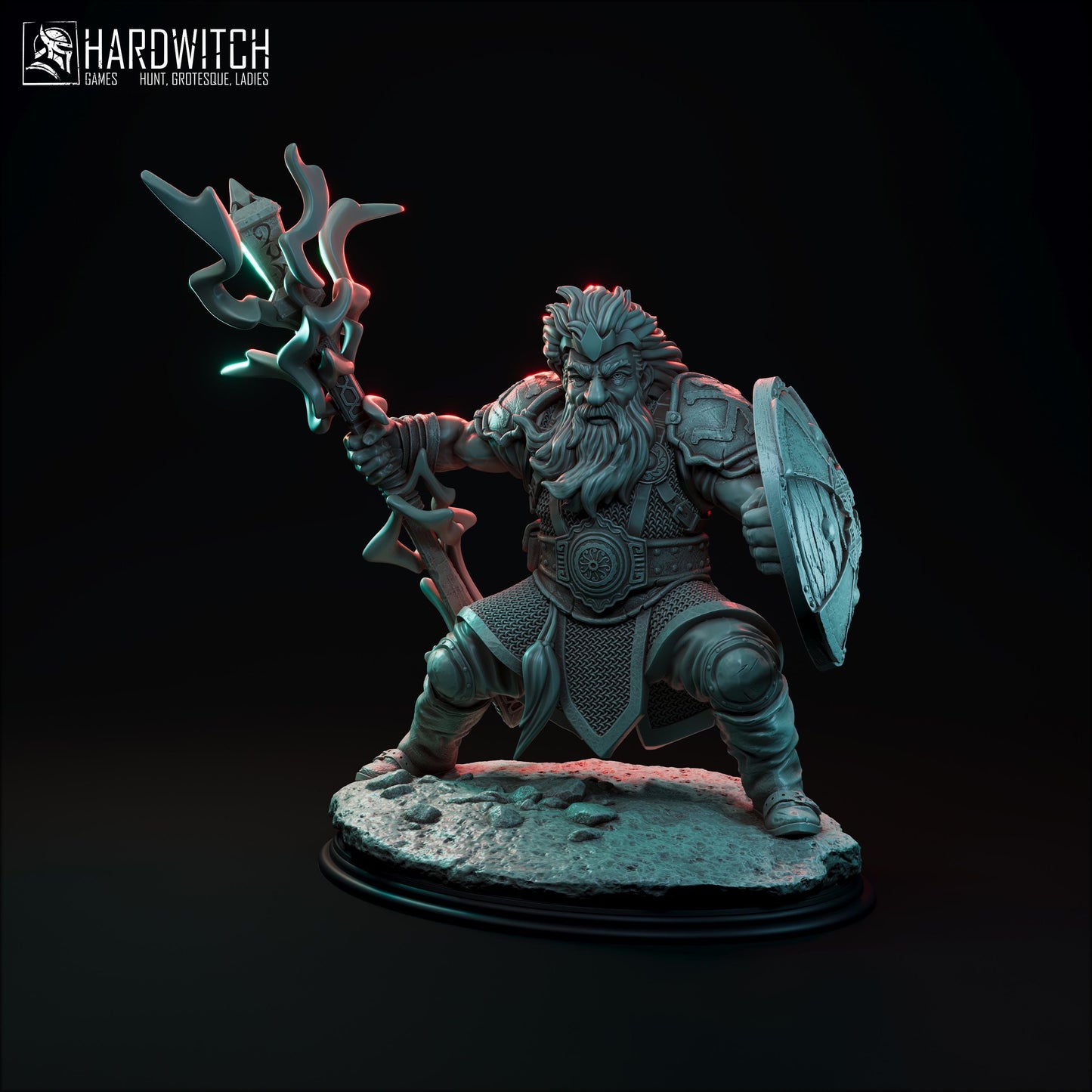 Bajir Troy Miniature - 28mm / 32mm / 36mm / 75mm - HardWitch Games - Resin Printed Figure for TTRPGs and Board Games