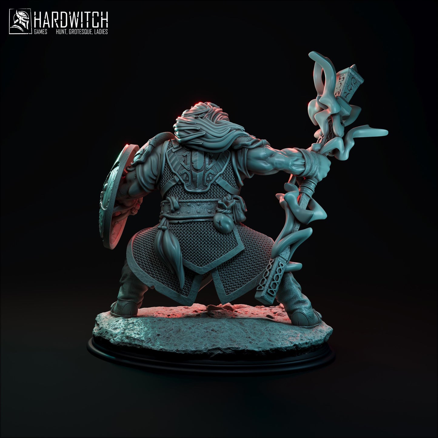 Bajir Troy Miniature - 28mm / 32mm / 36mm / 75mm - HardWitch Games - Resin Printed Figure for TTRPGs and Board Games